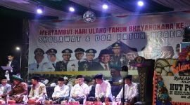 Kegiatan doa bersama dalam rangka Hari Bhayangkara ke-79.