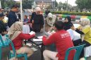 Polres Demak saat menggelar Car Free Day (CFD), Minggu (22/6) di Alun-alun Simpang Enam Demak.