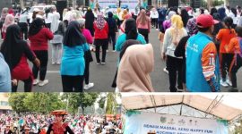 event Senam masal dengan tajuk 