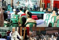 Suasana pengajian peringati tahun baru Islam di Desa Jepang, Kec. Jekulo, Kab. Kudus.