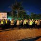 Polres Blora saat gelar apel pengesahan warga baru PSHT.
