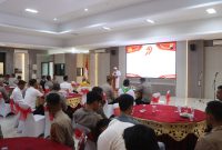 Doa bersama Polres Demak, dalam rangka menyambut hari Bhayangkara ke-79. 