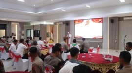 Doa bersama Polres Demak, dalam rangka menyambut hari Bhayangkara ke-79. 