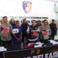 Polres Demak saat ungkap kasus pembunuhan seorang wanita.