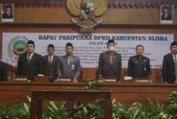 Rapat Paripurna DPRD Kabupaten Blora.
