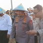 Kapolri Jenderal Listyo Sigit Prabowo, bersama Mentan/Wamentan, Menteri Kehutanan, dan Ketua Komisi IV DPR RI, saat menghadiri kegiatan penanaman jagung di kabupaten Grobogan, Jawa Tengah. Rabu (9/7/2025).