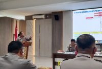 Polres Demak saat menggelar Latpra OPS Patuh Candi 2025.