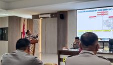 Polres Demak saat menggelar Latpra OPS Patuh Candi 2025.