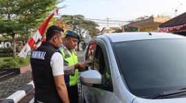 Sipropam Polres Demak, saat melaksanakan Penegakan Ketertiban dan Pendisiplinan (Gaktibplin) terhadap anggota.