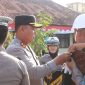 Kapolres Blora, AKBP Wawan Andi Susanto, saat upacara gelar operasi patuh candi 2025.