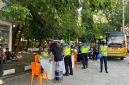 Polres Demak saat razia kendaraan bermotor roda dua dan roda empat dalam Operasi Patuh Candi 2025.