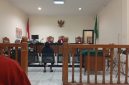 Suasana sidang lanjutan perkara pencurian perhiasan di PN Semarang.