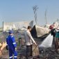 Lokasi kebakaran kandang ayam di Dukuh Bulakan, Desa Pilang, Kecamatan Randublatung, Kabupaten Blora, pada Jumat (18/7/2025) sekitar pukul 02.15 WIB.