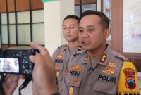 Kapolres Kudus AKBP Heru Dwi Purnomo, saat ungkap praktik perjudian.