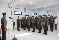 Kegiatan Wisuda Purnatugas dan Pindah Satuan Kodim Pati di Aula Makodim Jl. Jenderal Sudirman No. 79, Ngarus, Pati