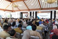 Kegiatan pemutakhiran DTKS dan DTSEN terkait penonaktifan peserta Penerima Bantuan Iuran Jaminan Kesehatan (PBI-JK). Senin (21/7/2025) sore.