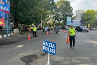 Polres Demak saat operasi patuh candi 2025.