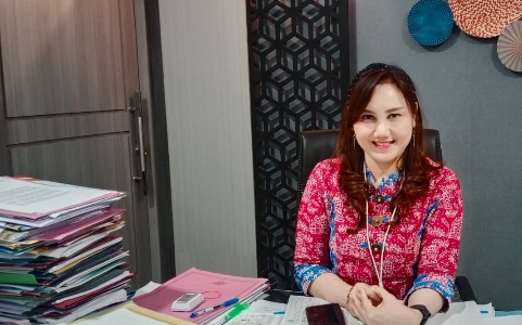 Kepala Badan Pendapatan Daerah (Bapenda) Kita Semarang, Indriyasari.