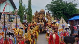 SMK PSM Randublatung saat menunjukan aksi 