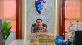 Kasat Lantas Polresta Pati, Kompol Riki Fahmi Mubarok, SH, SIK, MSi, CPHR.