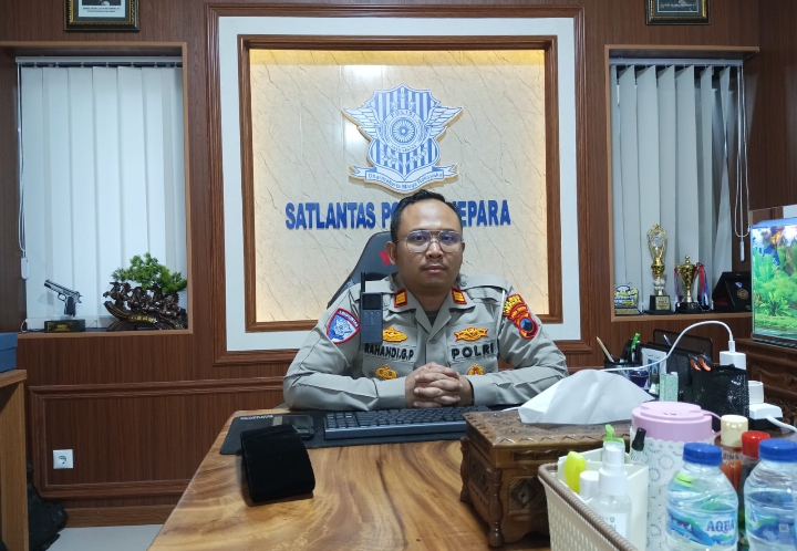Kasatlantas Polres Jepara, AKP Rahandy Gusti Pradana.