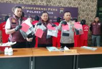 Polres Kudus, Saat ungkap kasus penyalahgunaan narkoba di Mapolres setempat.