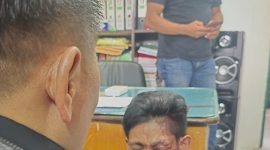 Terduga pelaku pembunuhan Sertu Rahman Setiawan, saat diamankan Kodim Wonosobo.