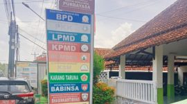 Foto: Kantor Desa Purbayasa, Kecamatan Pangkah, Kabupaten Tegal.