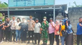 Forkopimcam Jati, Kabupaten Blora, saat tinjau Dapur Makan Bergizi Gratis (MBG).