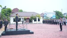 Polres Jepara saat menggelar upacara Hari Sumpah Pemuda ke 97 tahun 2025