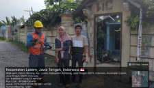 Fifi bersama pihak PLN