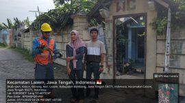 Fifi bersama pihak PLN