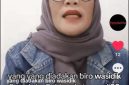 Burita Yulianti pihak keluarga Ali Mursid, saat mengutarakan perkaranya yang dinilai tidak adil di medsos TikTok.