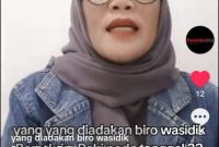 Burita Yulianti pihak keluarga Ali Mursid, saat mengutarakan perkaranya yang dinilai tidak adil di medsos TikTok.