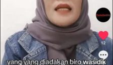 Burita Yulianti pihak keluarga Ali Mursid, saat mengutarakan perkaranya yang dinilai tidak adil di medsos TikTok.