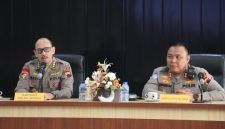 Dari kiri, Karo Ops Polda Jawa Tengah, Kombes Pol Basya Radynanda, S.I.K., M.H, Kapolres Blora, AKBP Wawan Andi Susanto, S.H., S.I.K., M.H.,