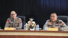 Dari kiri, Karo Ops Polda Jawa Tengah, Kombes Pol Basya Radynanda, S.I.K., M.H, Kapolres Blora, AKBP Wawan Andi Susanto, S.H., S.I.K., M.H.,