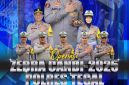 Baner pemberitahuan Polres Tegal gelar Operasi Zebra candi 2025.