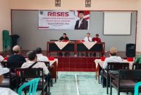 Suasana kegiatan reses anggota DPRD Kabupaten Kudus Fraksi Gerindra, Galih Saputro.