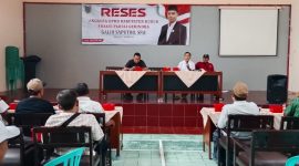 Suasana kegiatan reses anggota DPRD Kabupaten Kudus Fraksi Gerindra, Galih Saputro.