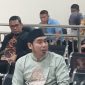 KH Ahmad Yazid atau Gus Yasid, Ketua Yayasan Silmi Kaffah Rancamulya, saat diperiksa majlis hakim Pengadilan Tipikor Semarang, sebagai saksi. Senin (17/11/2025).