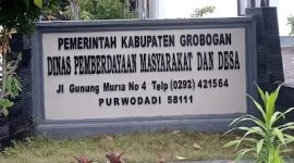 Kantor Dispermasdes Grobogan.