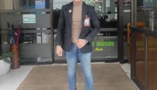 Bagas Pamenang N, S.H.,M.H., (kuasa hukum pelapor), usai melaporkan Kades Sudan, dugaan tindak pidana korupsi dan Dugan penyalahgunaan wewenang.