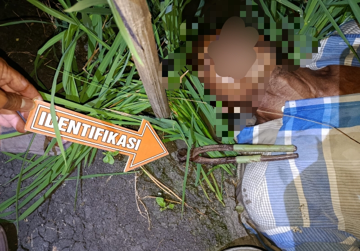 Foto: Korban meninggal dunia tersengat aliran listrik jebakan tikus.