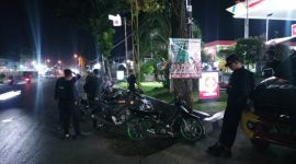 Tim Satgas Operasi Lilin Candi 2025 Polres Jepara, saat menyita sejumlah motor yang digunakan untuk aksi balap liar.