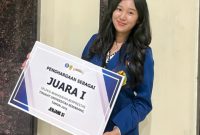 Foto: Prita Febriani, mahasiswi Fakultas Psikologi Universitas Semarang (USM), peraih Juara 1 Mahasiswa Berprestasi tingkat universitas tahun 2024 dan 2025. (Dok.Ist)
