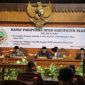 Rapat paripurna DPRD Kabupaten Blora di penghujung tahun 2025, sahkan dua Raperda yaitu kawasan tanpa rokok dan penyelenggaraan perpustakaan.