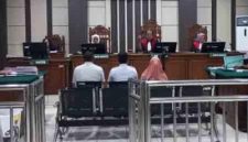 Suasana sidang dugaan korupsi kades Kalirejo, Kec. Wirosari, Kab. Grobogan.