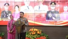 Kapolres Demak AKBP Arrizal Samelino Gandasaputra, saat memberikan sambutan.