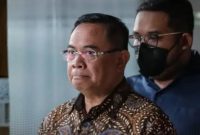 Bupati Pati, Sudewo, saat digiring petugas KPK.